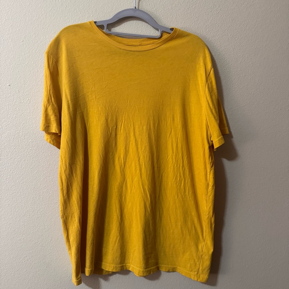 Goodfellow & Co Yellow Short Sleeve Tee